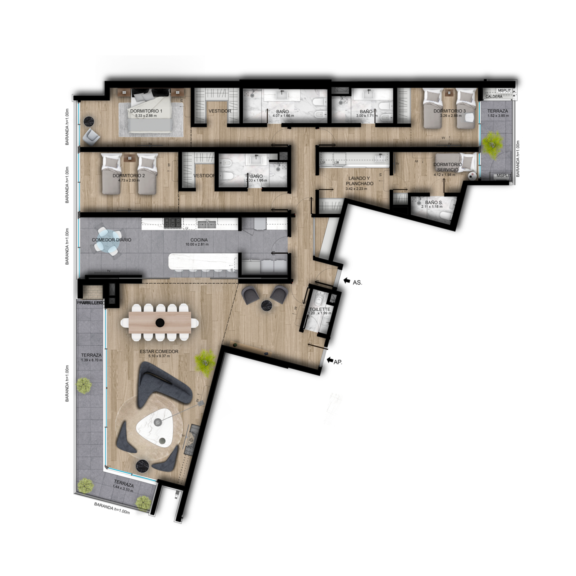 Imagen plano tipologia 710